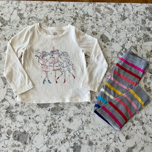 Gap stripe winter set sz 3 - Picture 1 of 10